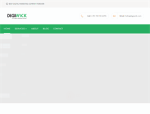 Tablet Screenshot of digiwick.com